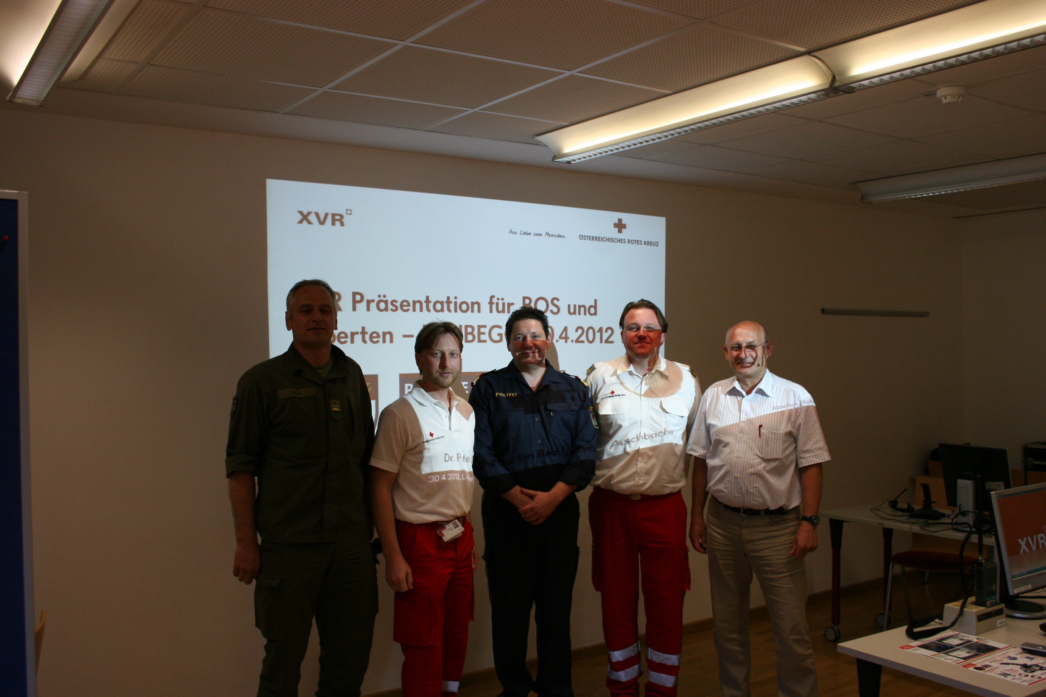 XVR Workshop mit Bundesheer, Polizei und UNDAC Kat Experte